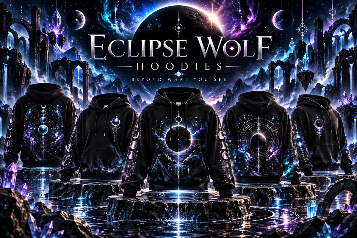 Eclipse Wolf - Hoodies